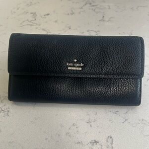 Kate Spade pebble leather wallet